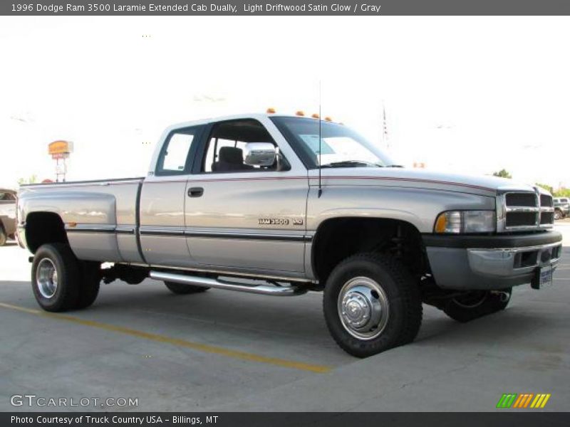 Light Driftwood Satin Glow / Gray 1996 Dodge Ram 3500 Laramie Extended Cab Dually
