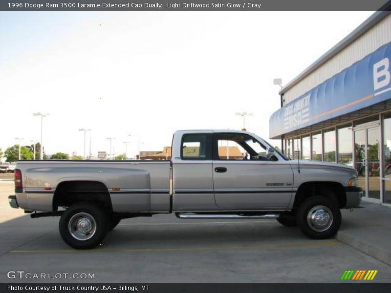 Light Driftwood Satin Glow / Gray 1996 Dodge Ram 3500 Laramie Extended Cab Dually