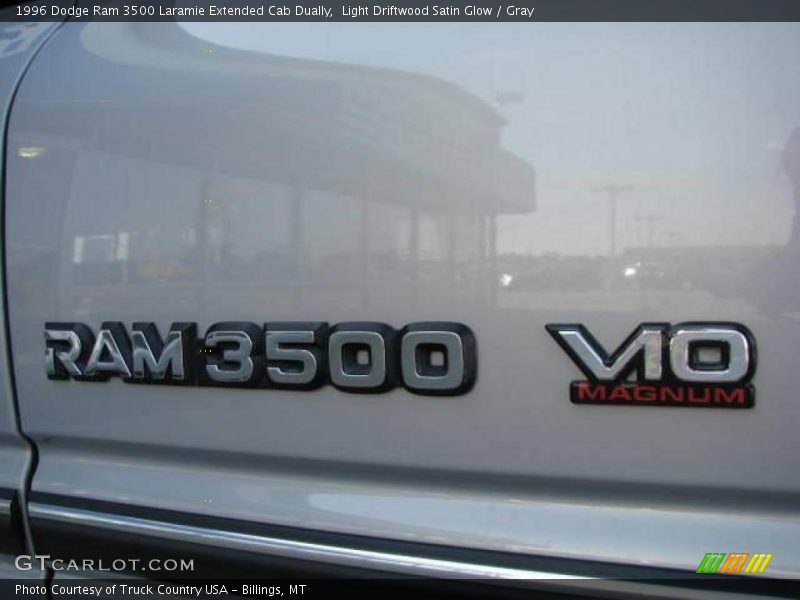 Light Driftwood Satin Glow / Gray 1996 Dodge Ram 3500 Laramie Extended Cab Dually