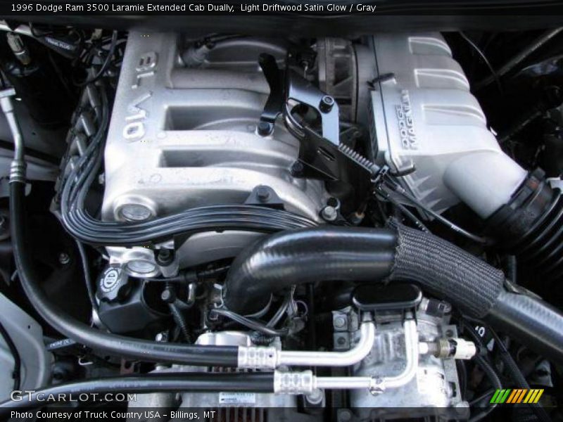 Light Driftwood Satin Glow / Gray 1996 Dodge Ram 3500 Laramie Extended Cab Dually