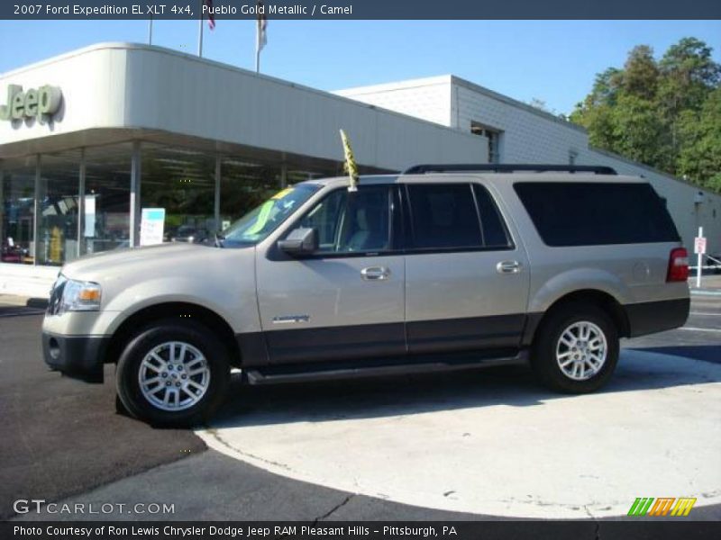 Pueblo Gold Metallic / Camel 2007 Ford Expedition EL XLT 4x4