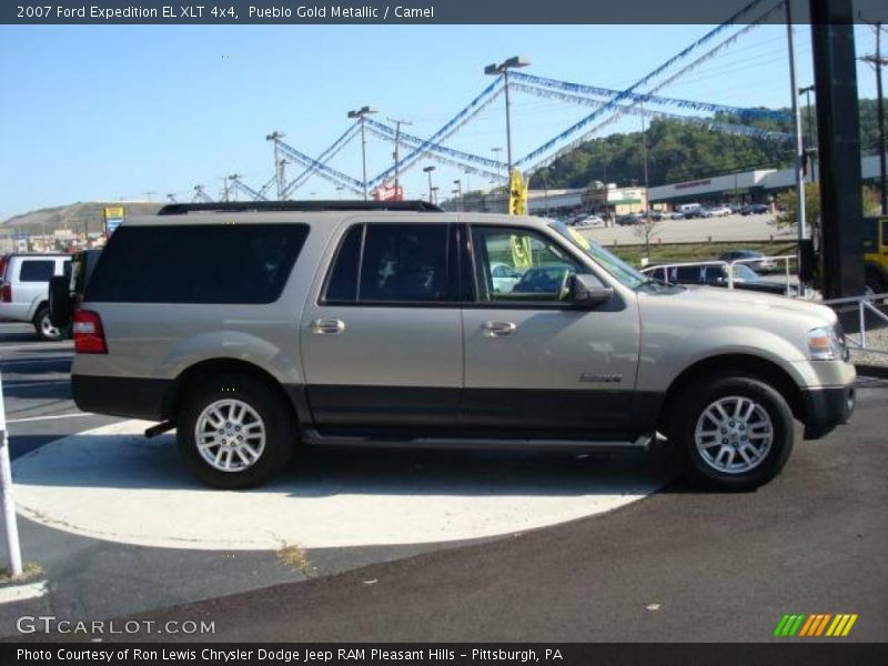 Pueblo Gold Metallic / Camel 2007 Ford Expedition EL XLT 4x4