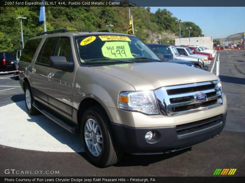 Pueblo Gold Metallic / Camel 2007 Ford Expedition EL XLT 4x4