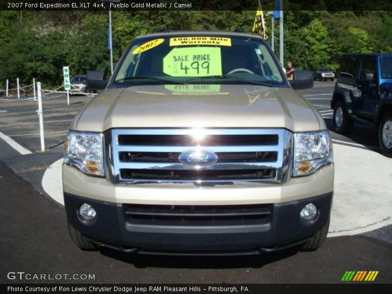 Pueblo Gold Metallic / Camel 2007 Ford Expedition EL XLT 4x4
