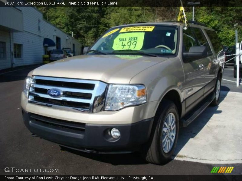 Pueblo Gold Metallic / Camel 2007 Ford Expedition EL XLT 4x4