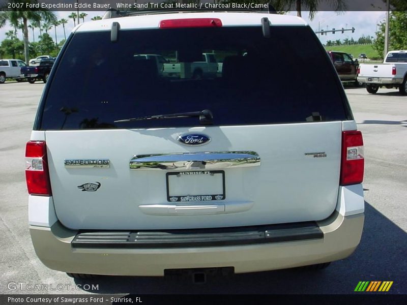 White Sand Tri Coat Metallic / Charcoal Black/Camel 2007 Ford Expedition Eddie Bauer