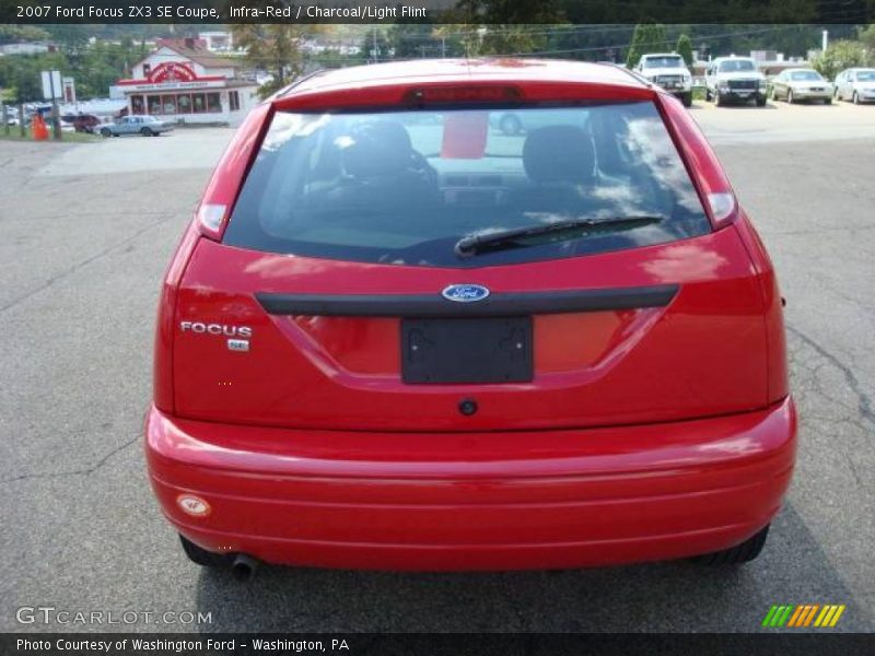Infra-Red / Charcoal/Light Flint 2007 Ford Focus ZX3 SE Coupe