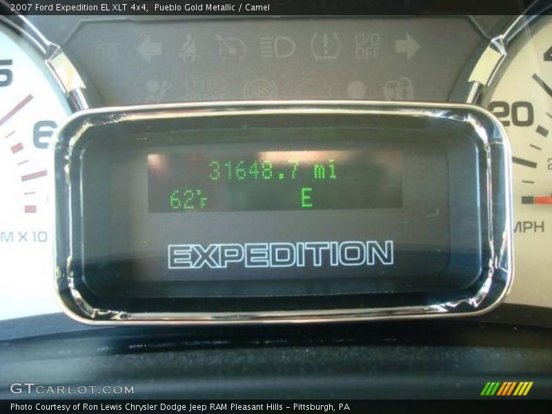 Pueblo Gold Metallic / Camel 2007 Ford Expedition EL XLT 4x4