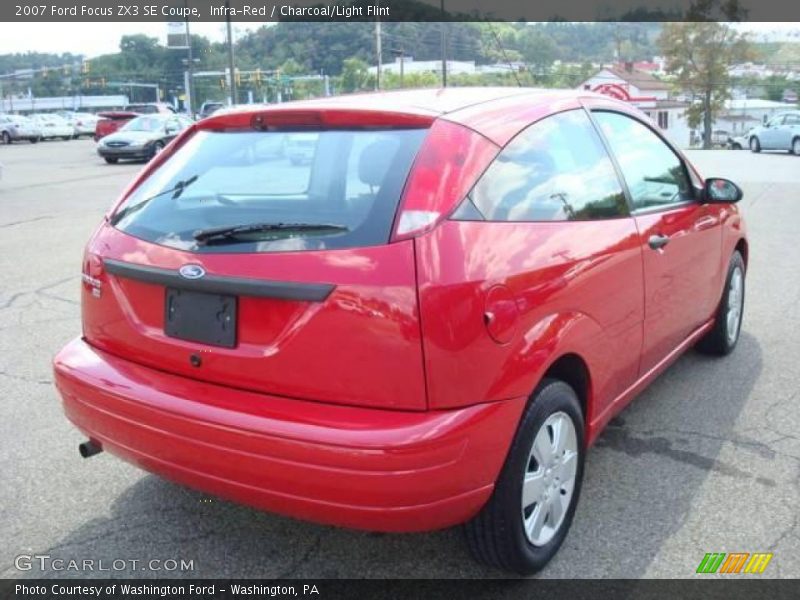 Infra-Red / Charcoal/Light Flint 2007 Ford Focus ZX3 SE Coupe