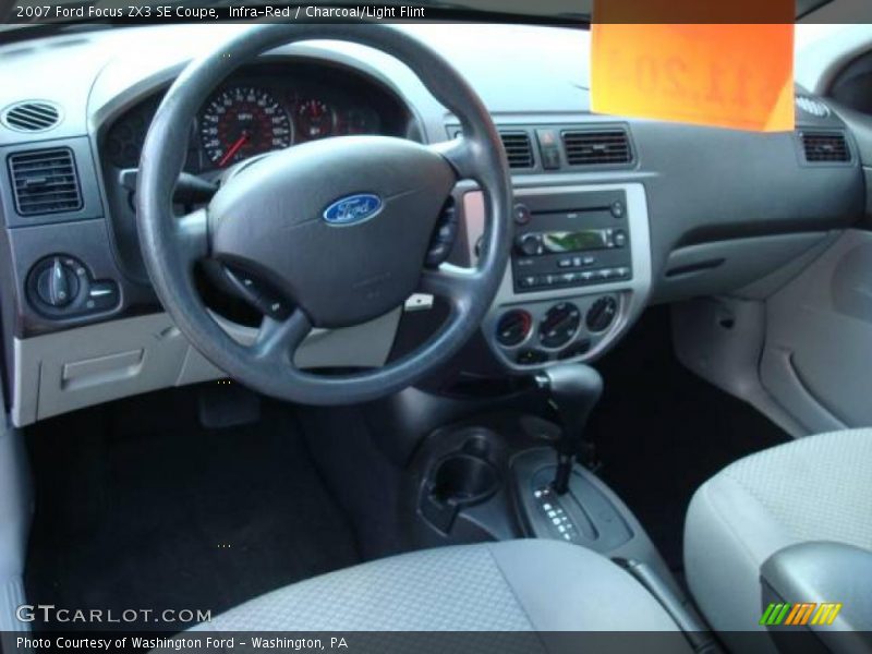 Infra-Red / Charcoal/Light Flint 2007 Ford Focus ZX3 SE Coupe
