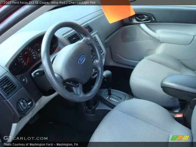 Infra-Red / Charcoal/Light Flint 2007 Ford Focus ZX3 SE Coupe