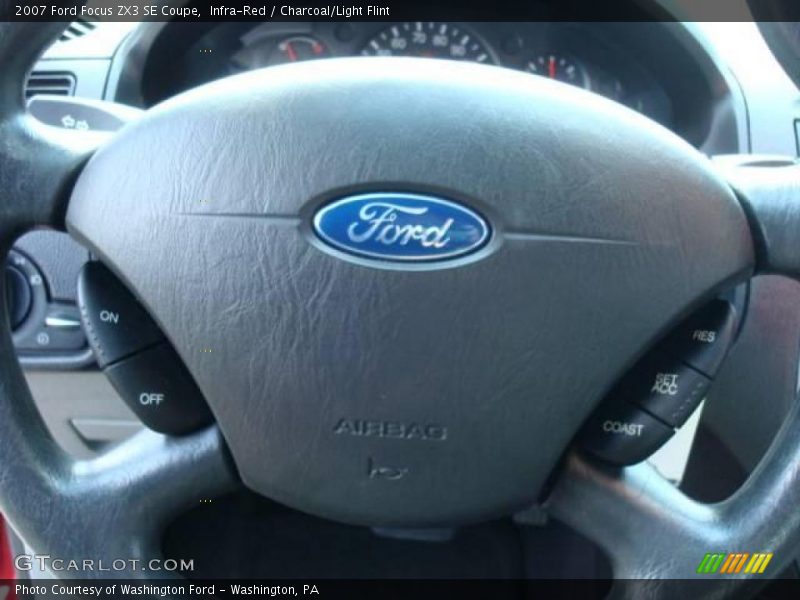 Infra-Red / Charcoal/Light Flint 2007 Ford Focus ZX3 SE Coupe