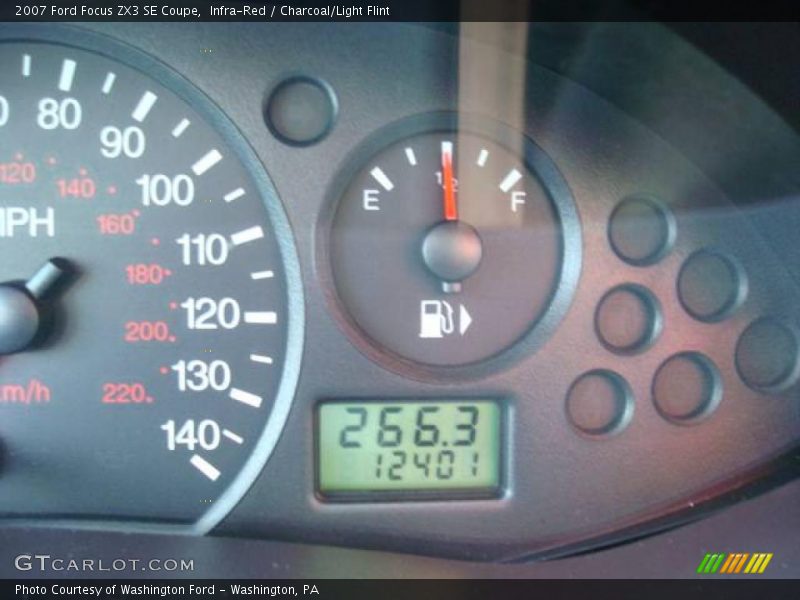 Infra-Red / Charcoal/Light Flint 2007 Ford Focus ZX3 SE Coupe