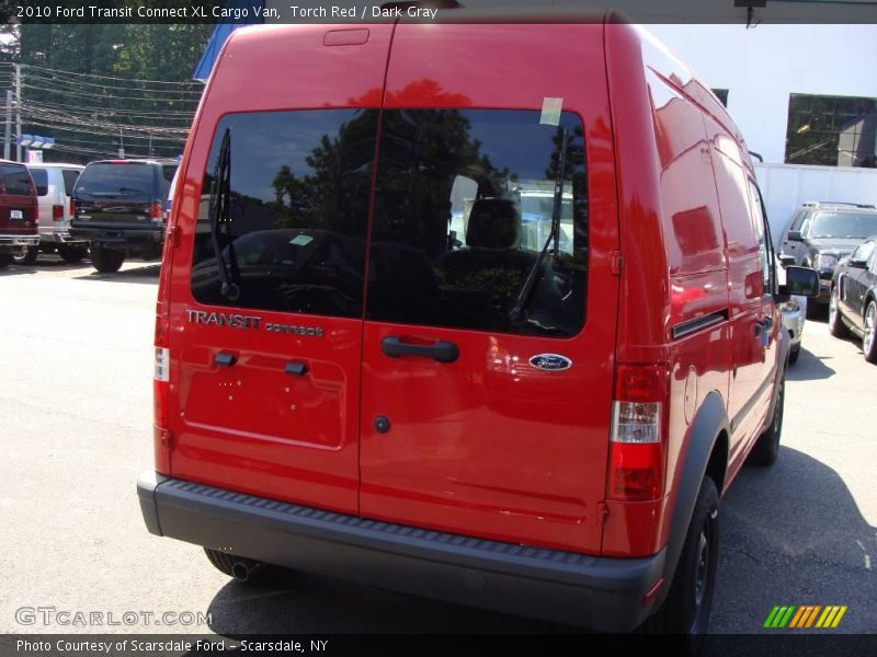 Torch Red / Dark Gray 2010 Ford Transit Connect XL Cargo Van