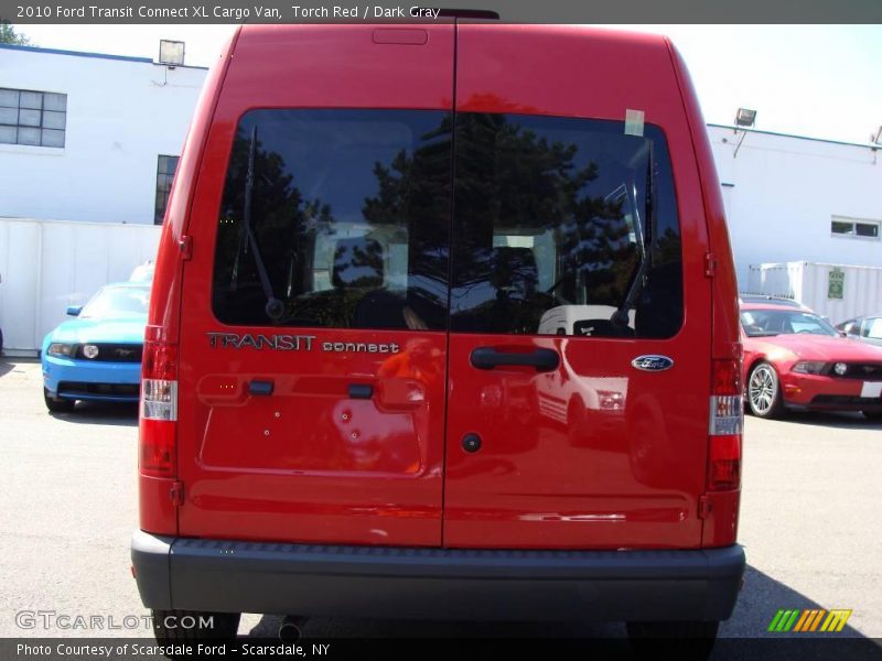 Torch Red / Dark Gray 2010 Ford Transit Connect XL Cargo Van