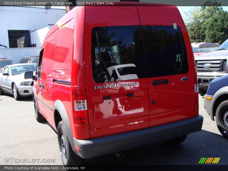 Torch Red / Dark Gray 2010 Ford Transit Connect XL Cargo Van