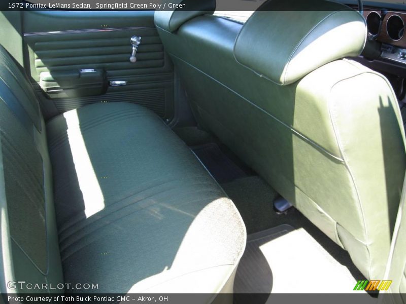 Rear Seat of 1972 LeMans Sedan