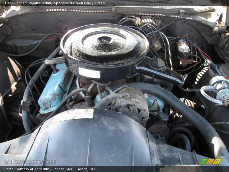  1972 LeMans Sedan Engine - 350 cid OHV 16-Valve V8