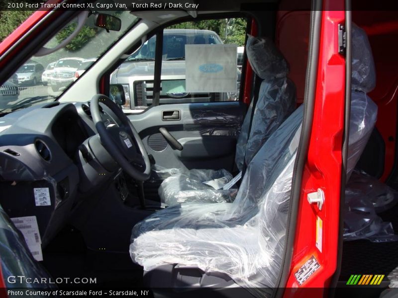Torch Red / Dark Gray 2010 Ford Transit Connect XL Cargo Van
