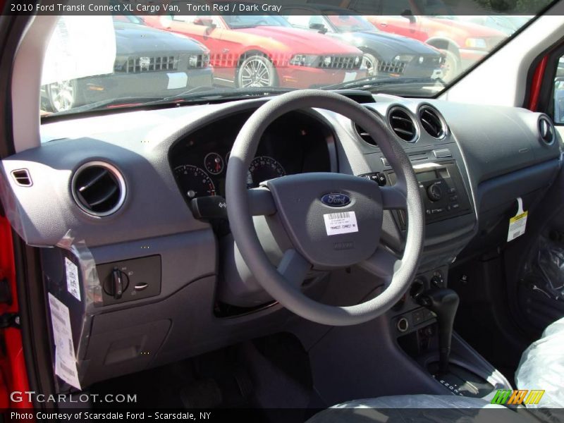Torch Red / Dark Gray 2010 Ford Transit Connect XL Cargo Van