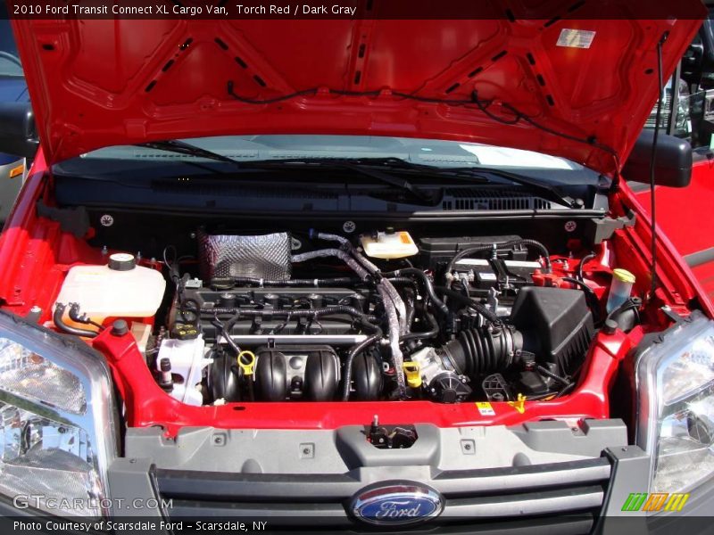 Torch Red / Dark Gray 2010 Ford Transit Connect XL Cargo Van