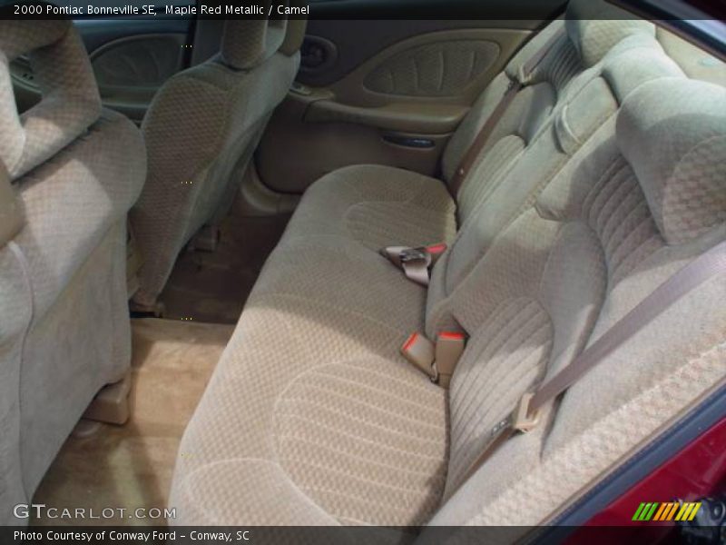 Maple Red Metallic / Camel 2000 Pontiac Bonneville SE