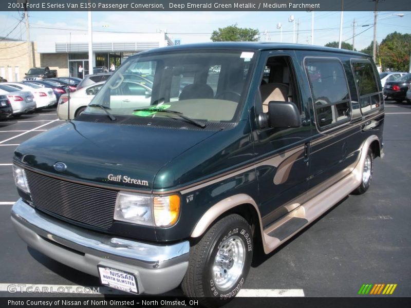 Deep Emerald Green Metallic / Medium Parchment 2001 Ford E Series Van E150 Passenger Conversion