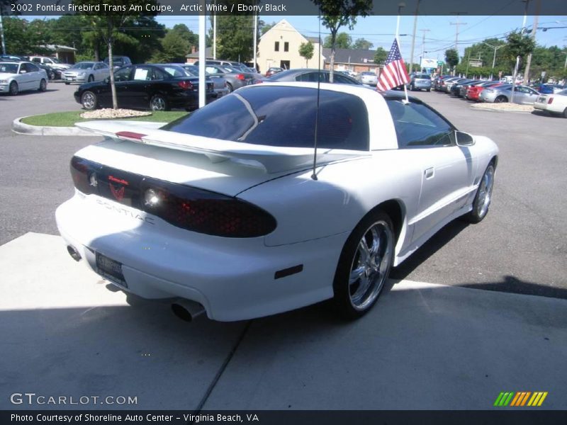 Arctic White / Ebony Black 2002 Pontiac Firebird Trans Am Coupe