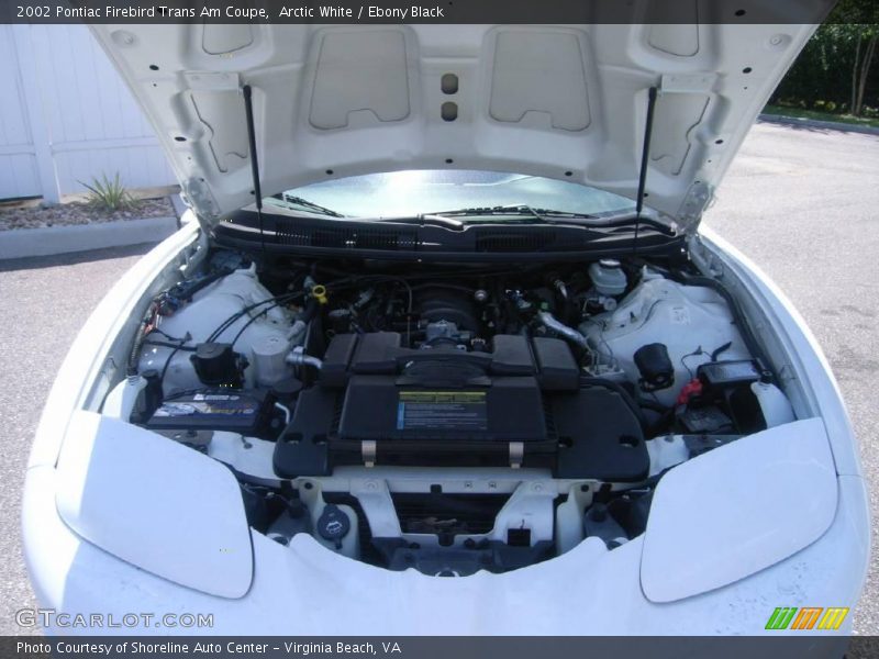 Arctic White / Ebony Black 2002 Pontiac Firebird Trans Am Coupe