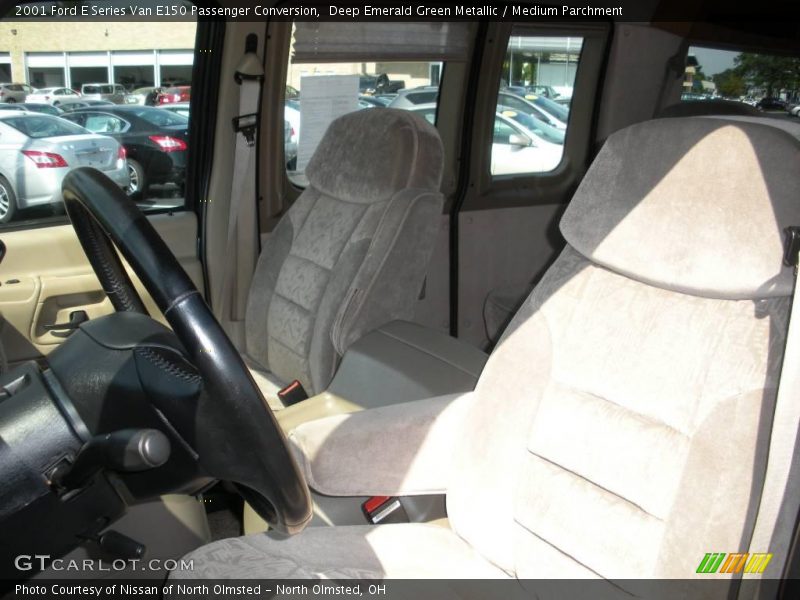 Deep Emerald Green Metallic / Medium Parchment 2001 Ford E Series Van E150 Passenger Conversion