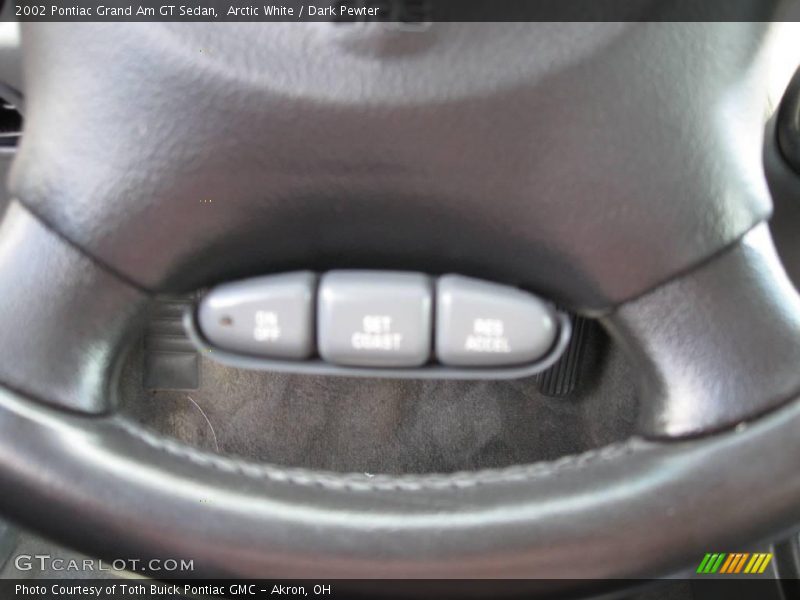 Arctic White / Dark Pewter 2002 Pontiac Grand Am GT Sedan