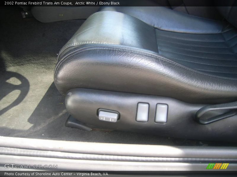 Arctic White / Ebony Black 2002 Pontiac Firebird Trans Am Coupe