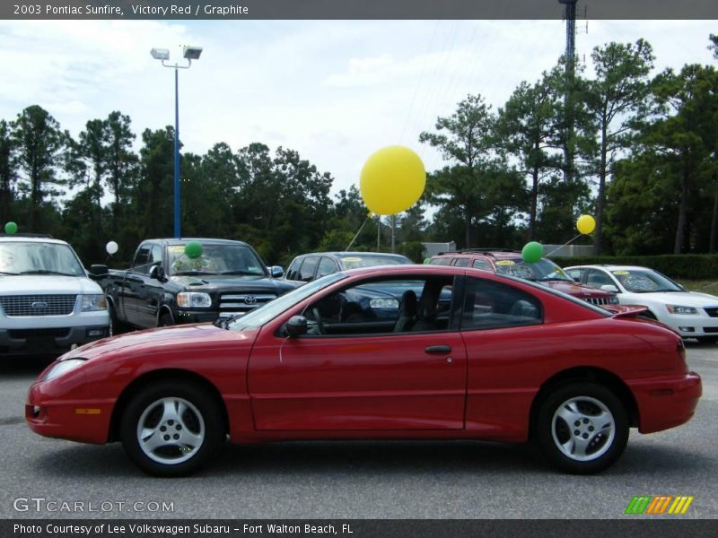 Victory Red / Graphite 2003 Pontiac Sunfire