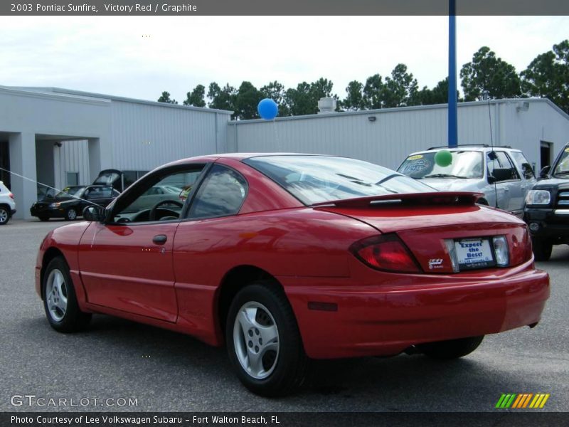 Victory Red / Graphite 2003 Pontiac Sunfire