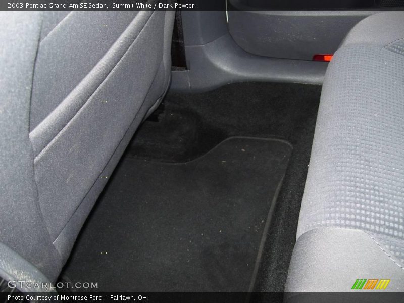 Summit White / Dark Pewter 2003 Pontiac Grand Am SE Sedan