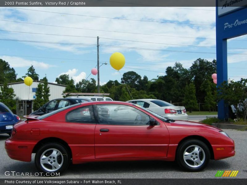 Victory Red / Graphite 2003 Pontiac Sunfire