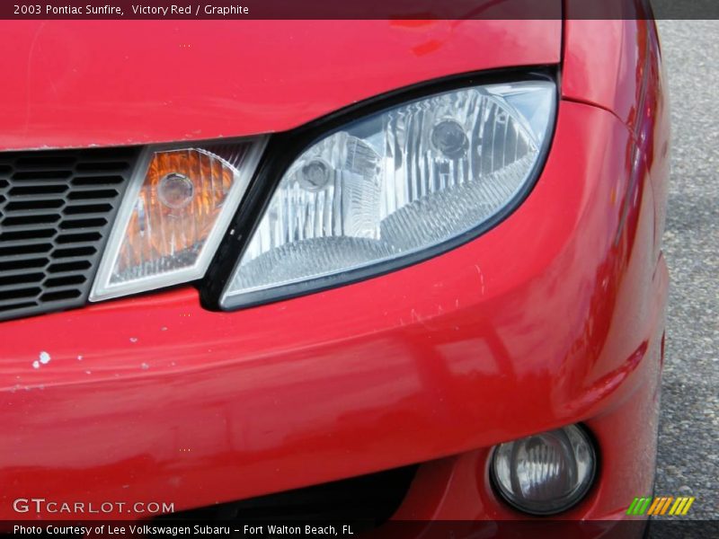 Victory Red / Graphite 2003 Pontiac Sunfire