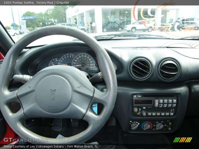 Victory Red / Graphite 2003 Pontiac Sunfire