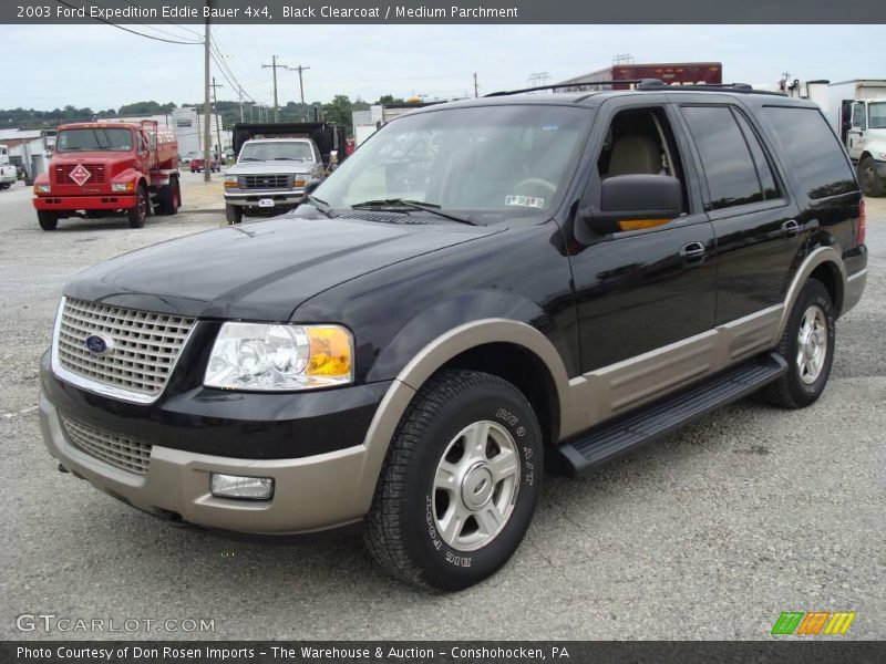 Black Clearcoat / Medium Parchment 2003 Ford Expedition Eddie Bauer 4x4