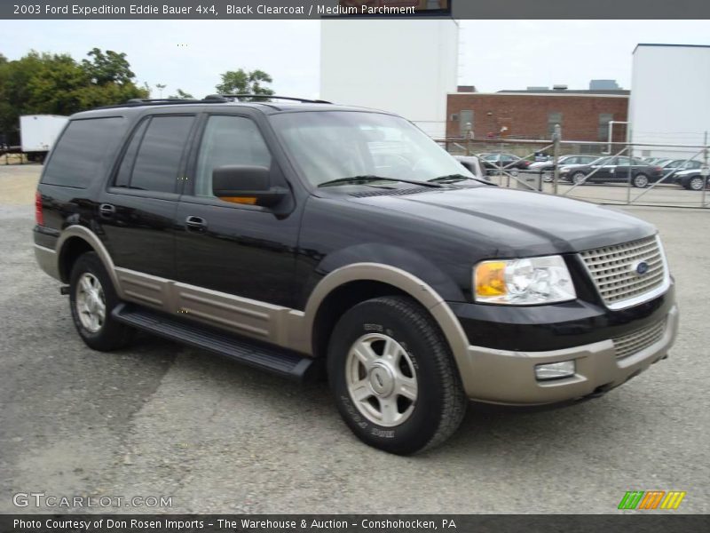Black Clearcoat / Medium Parchment 2003 Ford Expedition Eddie Bauer 4x4