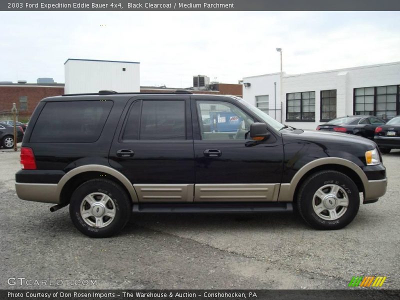 Black Clearcoat / Medium Parchment 2003 Ford Expedition Eddie Bauer 4x4