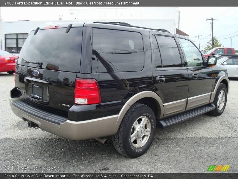 Black Clearcoat / Medium Parchment 2003 Ford Expedition Eddie Bauer 4x4
