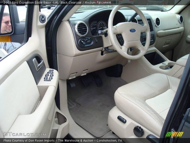 Black Clearcoat / Medium Parchment 2003 Ford Expedition Eddie Bauer 4x4