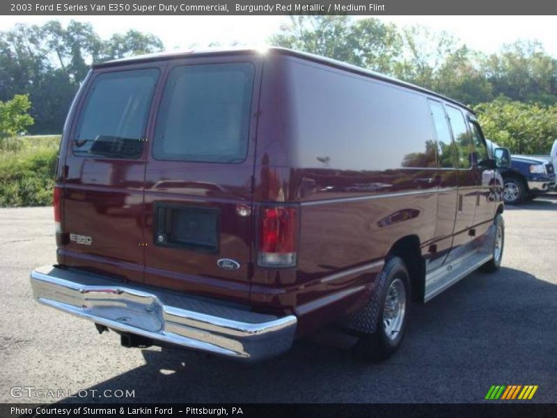 Burgundy Red Metallic / Medium Flint 2003 Ford E Series Van E350 Super Duty Commercial