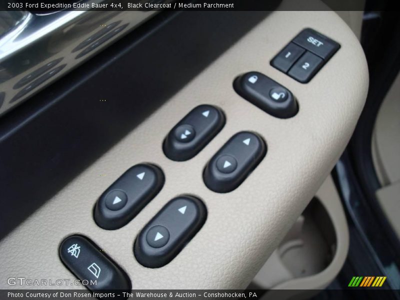 Black Clearcoat / Medium Parchment 2003 Ford Expedition Eddie Bauer 4x4