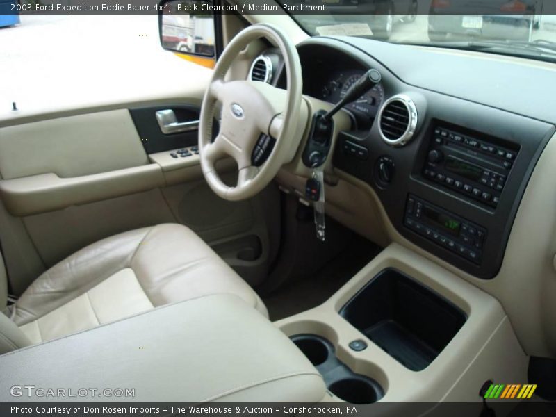 Black Clearcoat / Medium Parchment 2003 Ford Expedition Eddie Bauer 4x4