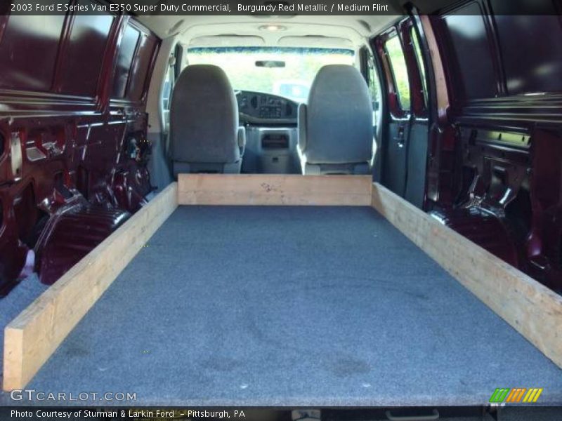 Burgundy Red Metallic / Medium Flint 2003 Ford E Series Van E350 Super Duty Commercial