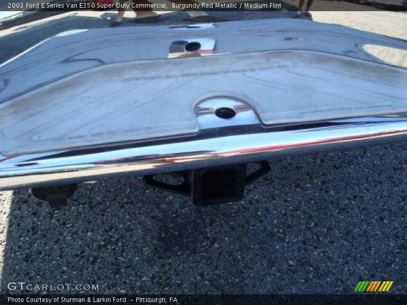 Burgundy Red Metallic / Medium Flint 2003 Ford E Series Van E350 Super Duty Commercial