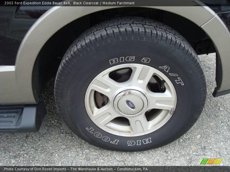 Black Clearcoat / Medium Parchment 2003 Ford Expedition Eddie Bauer 4x4