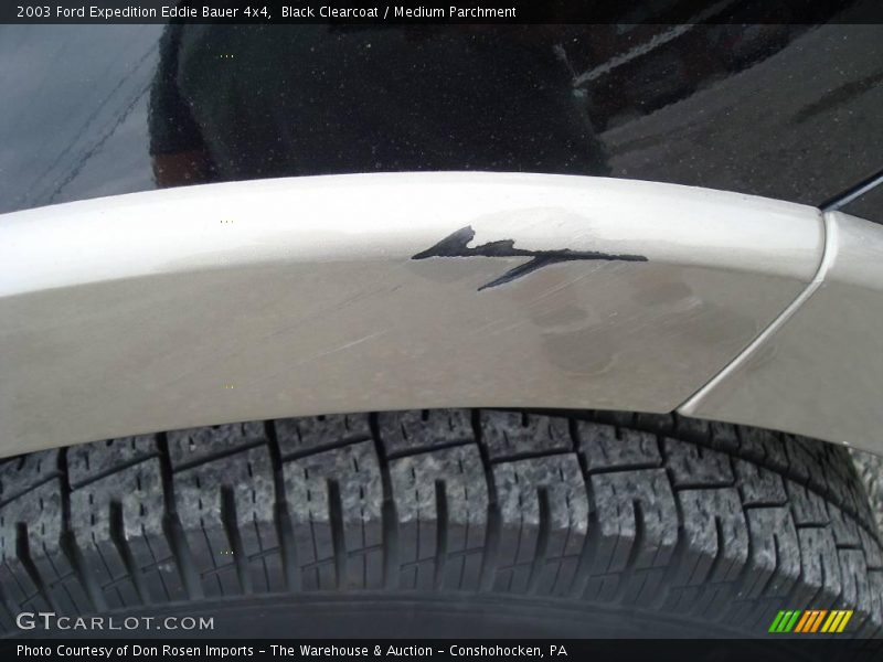 Black Clearcoat / Medium Parchment 2003 Ford Expedition Eddie Bauer 4x4